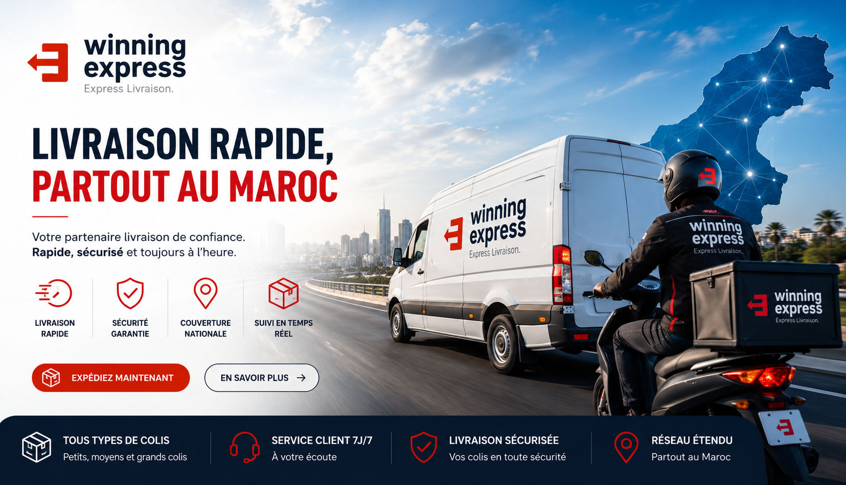 Winning Express — Livraison rapide partout au Maroc